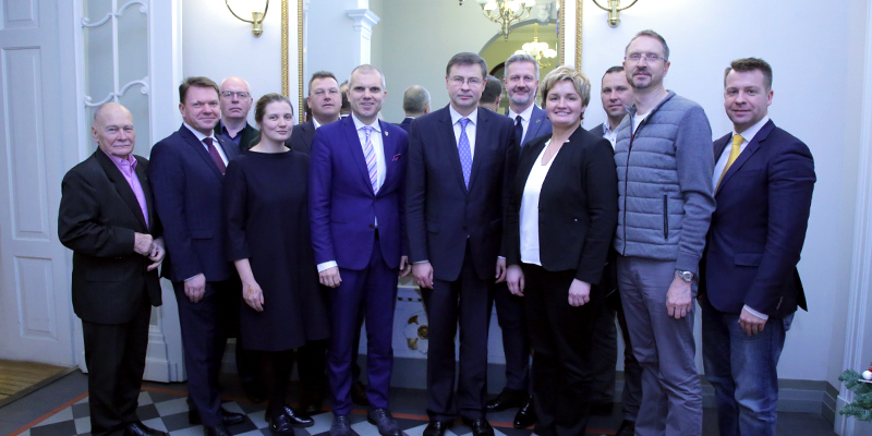 LTRK COUNCIL WITH ACTING DEPUTY HEAD OF EC, VALDIS DOMBROVSKIS, WILL DISCUSS EU PRIORITIES IN BUSINESS